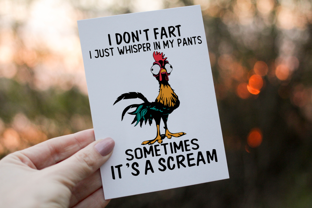 Funny Chicken Birthday Card, Card for Birthday, Greetings Card - Click Image to Close